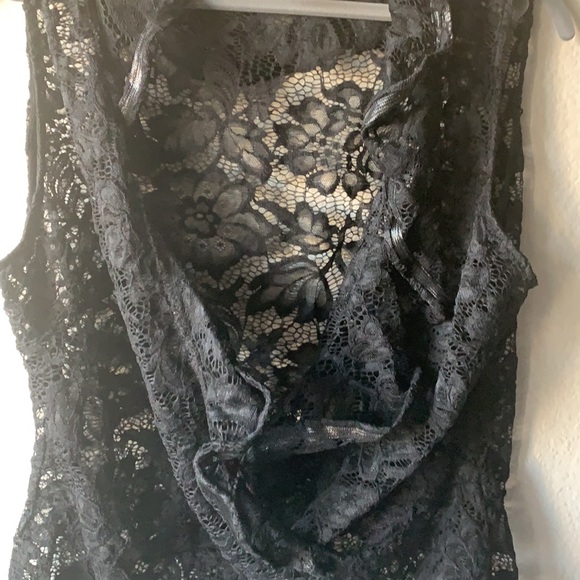 Kimcine curve black lace bodysuit 3X - Picture 4 of 8